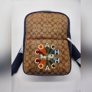 Coach Westway Backpack In Signature Coated Canvas